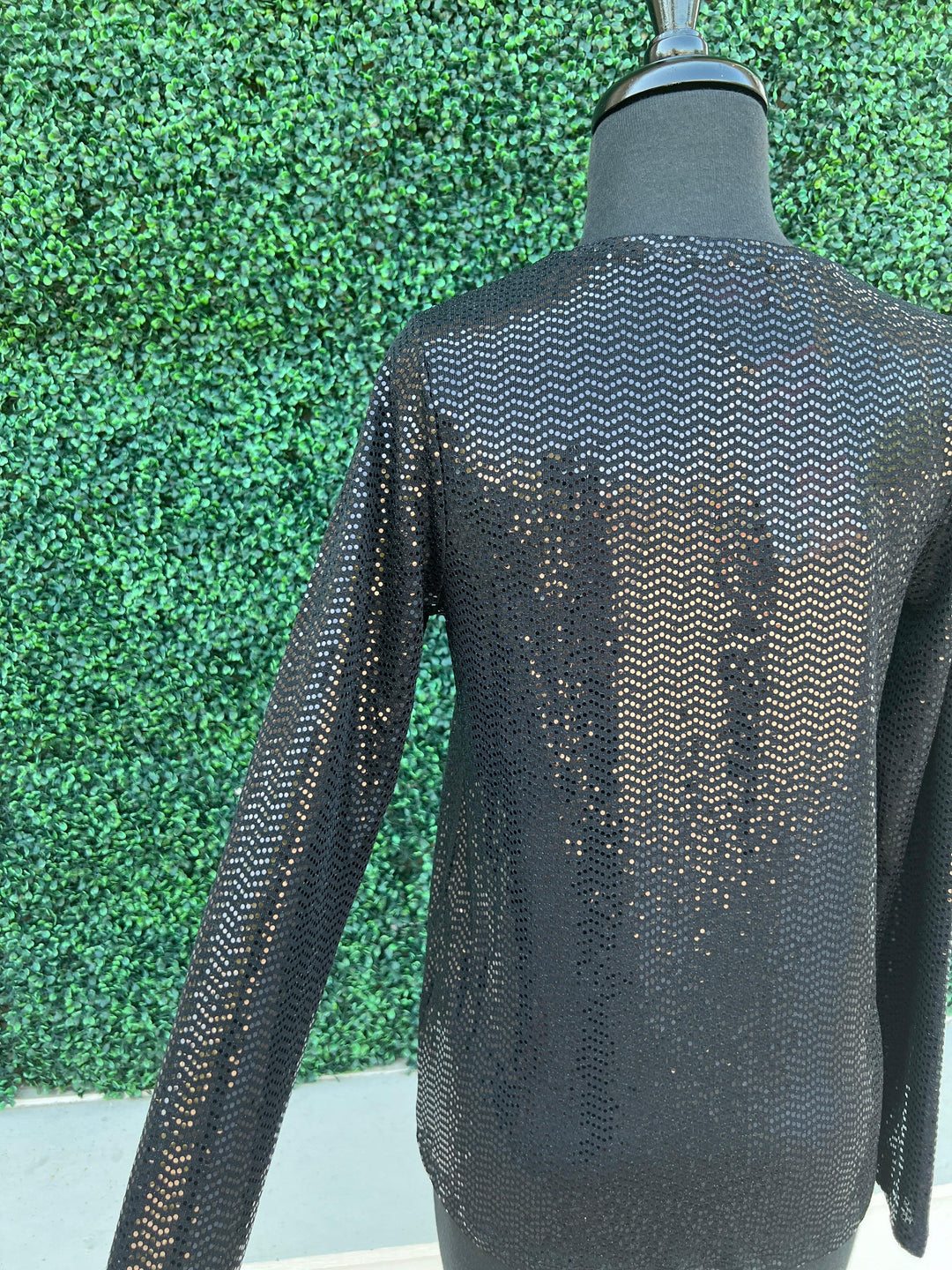 Sparkle Stretch Long Sleeve Top