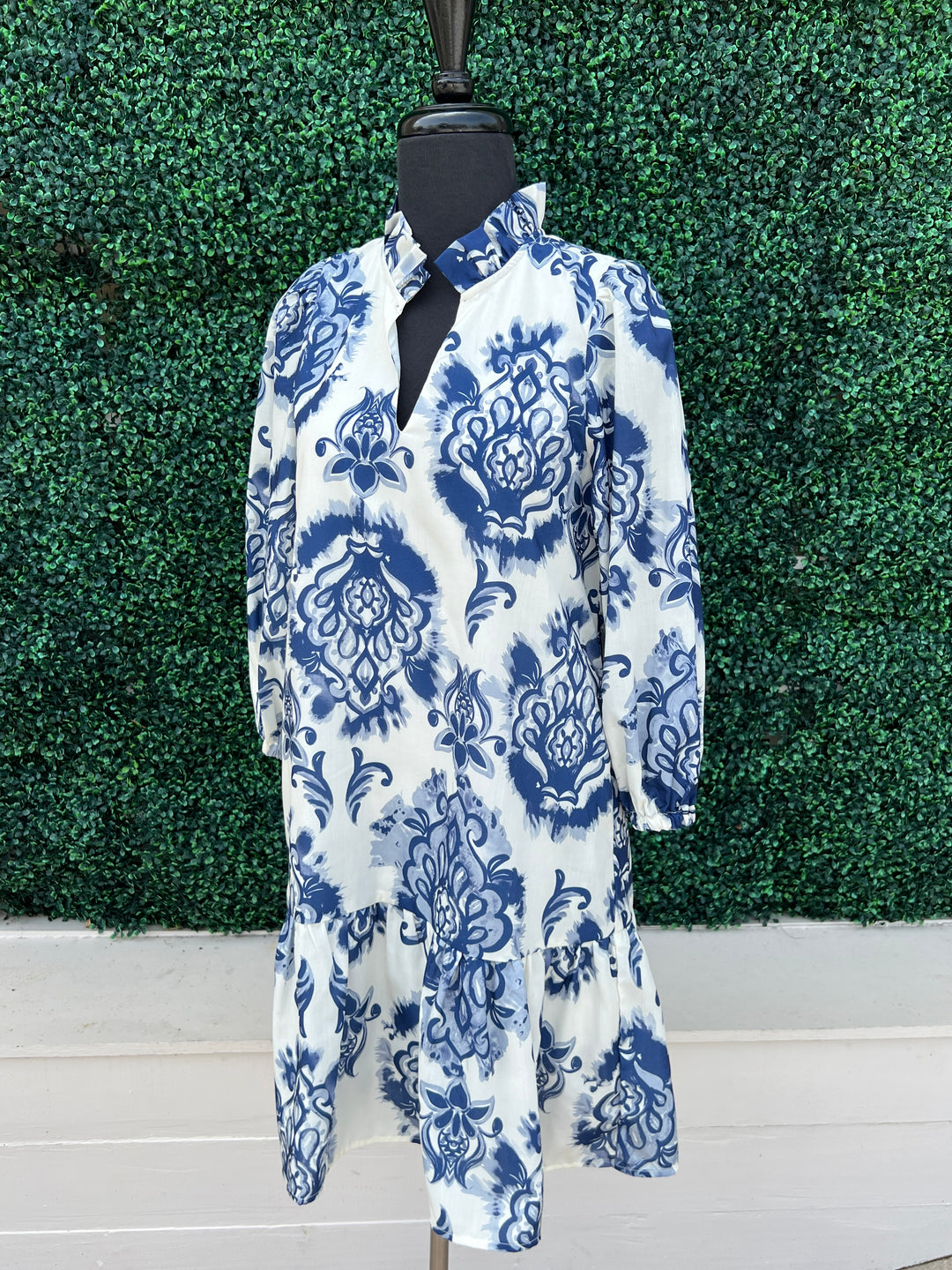 Toile Pattern Joy Joy Brand Cotton Dress at tres chic boutique online dress shop