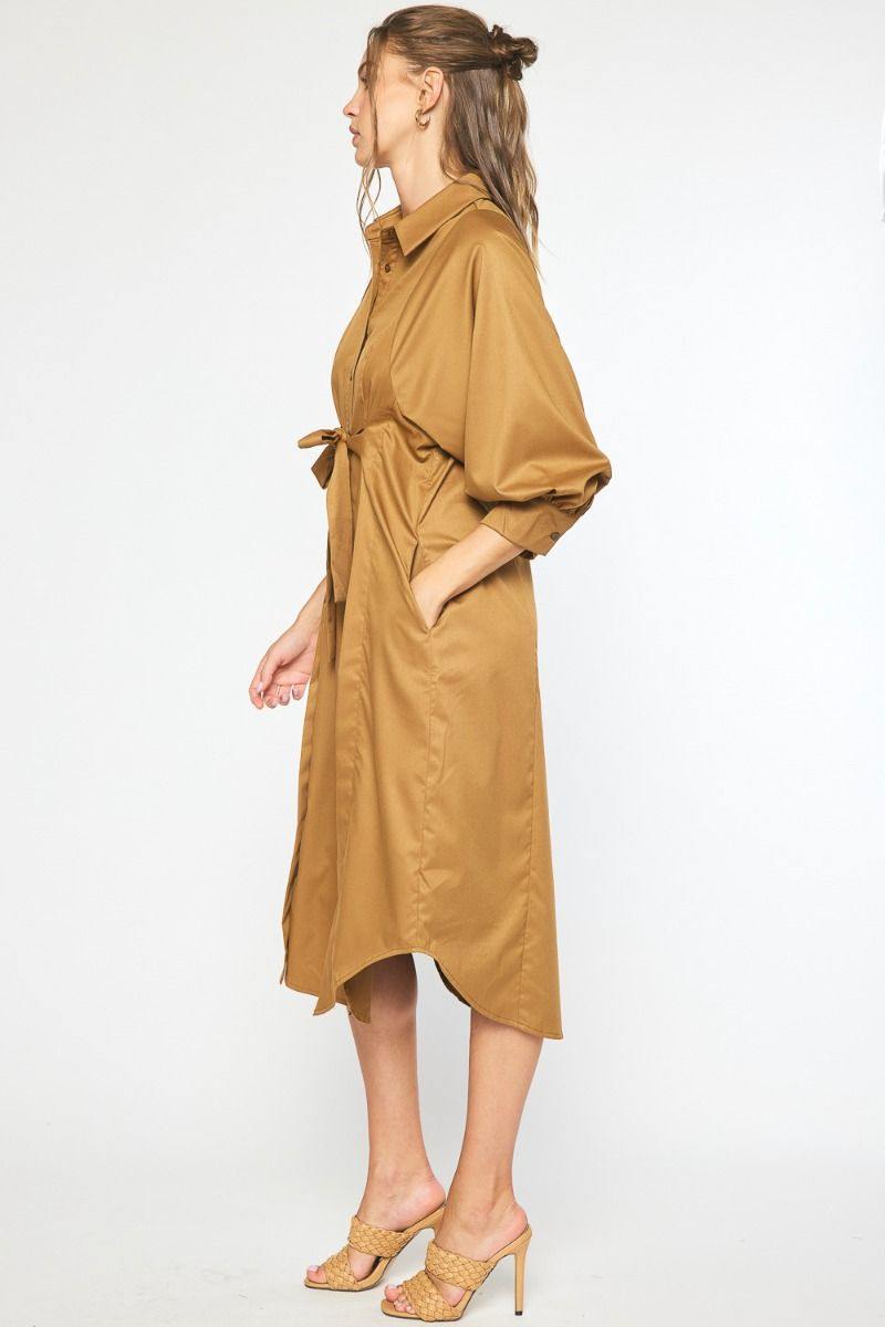 Midi Shirt Dress | Fall Collection | Women's Online Boutque – Très