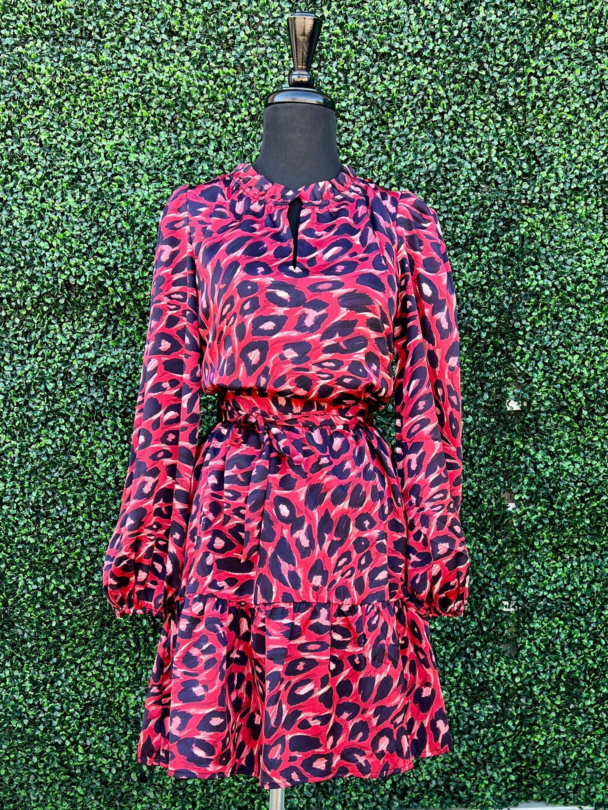 Leopard print holiday clothes hot sale