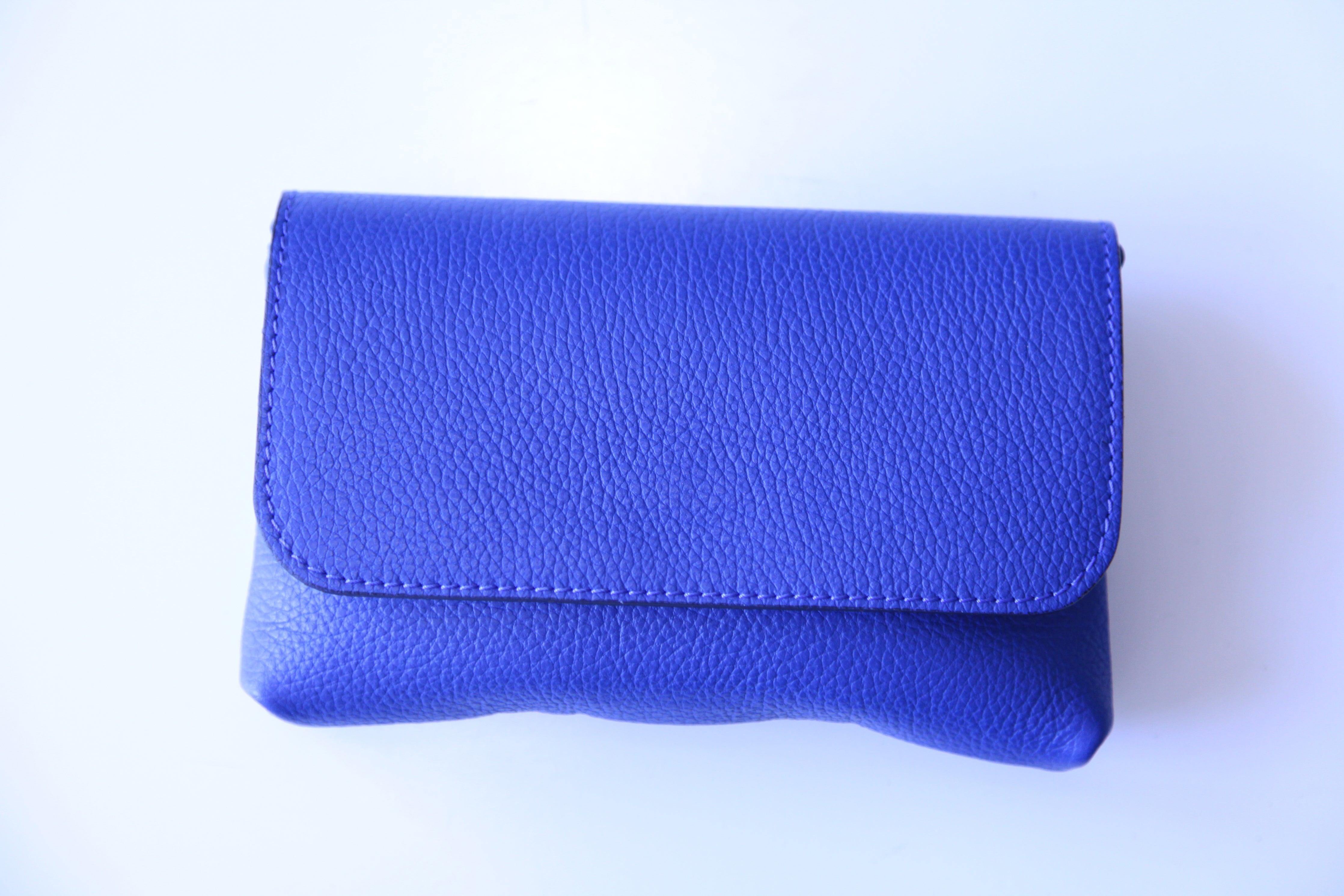 Buy SUGARUSH Royal Blue Womens PU Wallet Handbag | Shoppers Stop