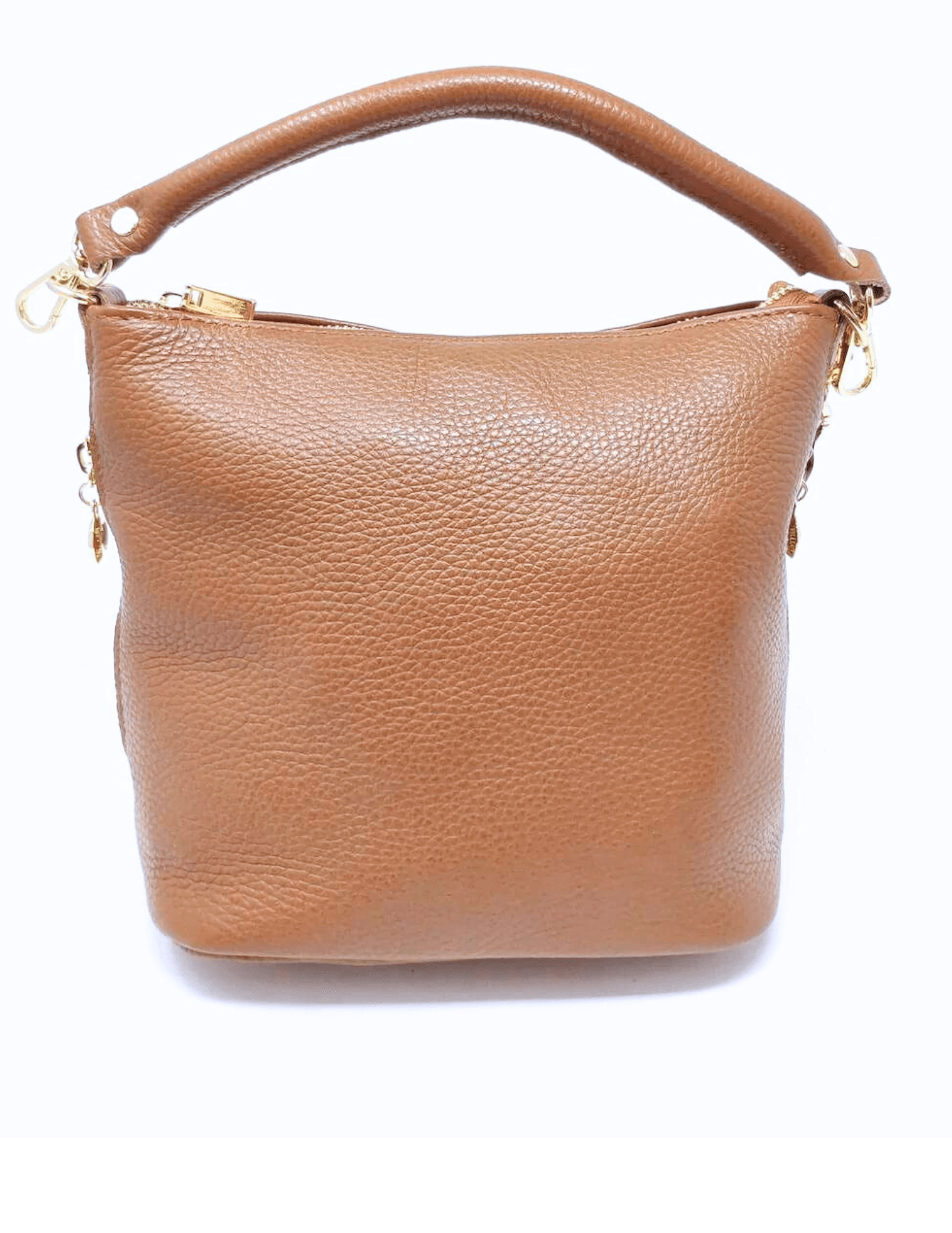 Houston Gift Shop Italian Leather Bucket Purse